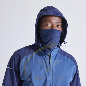 Logo personnalisé imprimé lourd coupe-vent bulle veste High Street Style à capuche look vers le bas manteau avec finition brillante motif vierge - Product Image 4