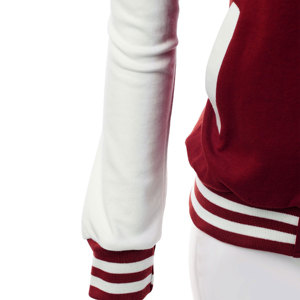 2025 Offre Spéciale polaire coton Letterman collège veste lycée Bomber Style Baseball vestes pour femmes - Product Image 5