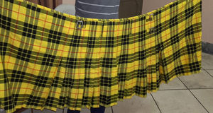 Men's Wallace Kilt Custom Logo 8 Yard Royal Stewart Tartan Best Highland Wear Kids Adults <b>Musical</b> Instruments Accessories - Product Image 6