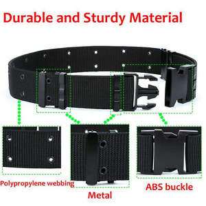 Ceinture tactique en nylon robuste personnalisée réglable et durable pour l'équipement de défense personnelle en plein air - Product Image 4