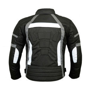 Vêtements de sport de moto coupe-vent de haute qualité Combinaison de moto de course personnalisée fabriquée en usine Nylon Cordura avec techniques imprimées - Product Image 3