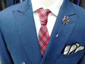 Traje de negocios de boda ajustado con doble botonadura a medida para hombre, manga larga, cuello con muescas, plisado, transpirable, tejido antiarrugas - Product Image 2