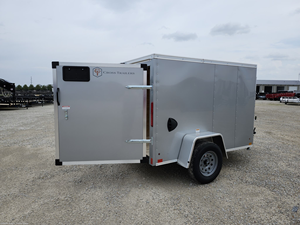 2026 Cross 5x8 Beta Series Enclosed Cargo <b>Trailer</b> 2990 GVWR Single Axle Utility <b>Trailer</b> V Nose Ramp Door Cargo Hauler for sale - Product Image 4