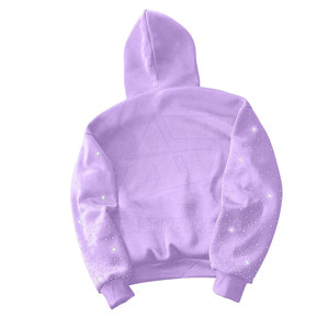 Sudaderas cómodas para mujer con pedrería, tela suave y detalles brillantes para armarios modernos e informales. - Product Image 4