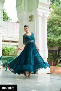 Collection de robes de fantaisie indiennes traditionnelles avec broderie de perles pour mariage et festival Salwar Kameez Suit - Product Image 5