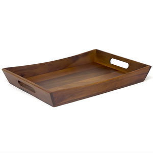 Plateaux de service en bois de qualité supérieure faits à la main à taille personnalisée modèles classiques pour hôtels restaurants usage domestique - Product Image 5