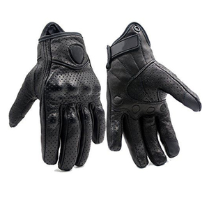 Guantes de Motocicleta de Cuero Sintético de Alta Calidad 2026 con Cierre de Botón Antideslizante y Logotipo Personalizado - Product Image 6