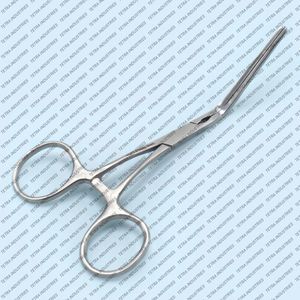 O.R Grado DeBakey Anillo Manejado Cardiovascular Bulldog Abrazadera Ángulo de 45 grados Instrumentos cardiovasculares Anastomosis Abrazadera vascular - Product Image 3