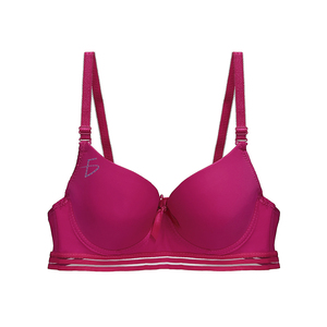 Reggiseno in cotone regolabile con spalline traspiranti, coppe complete, push-up, senza ferretto, supporto sottile, monopezzo, morbido 3D, opzione taglie forti, imbottito - Product Image 4