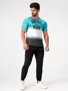 Camiseta Deportiva Premium para Hombre, 100% Algodón, Secado Rápido, para Entrenamiento, Tejido de Punto, Estampado Digital, Ropa Deportiva - Product Image 4