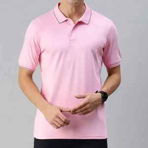 Chemises polo pour hommes en gros tissu à séchage rapide durable, confortable et respirant conçu pour les vêtements de mode américains et les chemises d'entreprise - Product Image 5