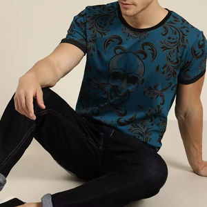 Camisetas Sublimadas de la Mejor Calidad Hechas a Medida al por Mayor, Camisetas Sublimadas Estampadas de Corte Holgado para Hombre - Product Image 2