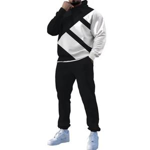 Ensemble de survêtement de qualité supérieure, tissu de qualité supérieure, 100% coton molletonné, service OEM, sweat-shirt et pantalon tendance, dernier design 2025 - Product Image 2