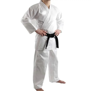 Fábrica al por mayor uniformes de artes marciales Karate Gi para adultos estiramiento 100% algodón duradero cómodo transpirable entrenamiento deportivo - Product Image 1
