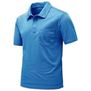 Chemises de golf pour hommes T-shirts de sport à manches courtes T-shirts légers à séchage rapide avec poche - Product Image 2