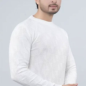 Pulls pour hommes de longueur régulière imprimés au design unique Pulls pour la saison d'hiver Pulls pour hommes en polyester - Product Image 5