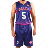Jersey basket pria, setelan pakaian basket desain kustom bernafas cepat kering reversibel