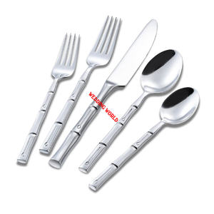 Hôtel Restaurant Couverts en métal en acier inoxydable plaqué écologique Couverts de créateur de luxe de forme personnalisée Vente en gros - Product Image 3