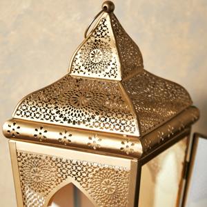 Luxury Style Gold <b>Metal</b> <b>Lantern</b> For Home Decor Indoor Outdoor Festive Display And Perfect For Gifting Purpose From India - Product Image 4