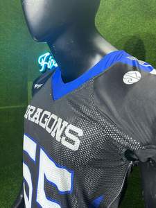 Jersey de fútbol americano profesional Tela de sublimación de malla ligera y cómoda para deportes de rendimiento óptimo - Product Image 5