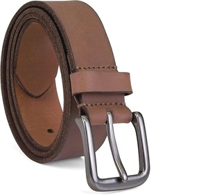 Ceinture en cuir de vache véritable pour homme, de haute qualité, décontractée, avec boucle en alliage, logo personnalisé, légère et respirante, pour jeans - Product Image 2