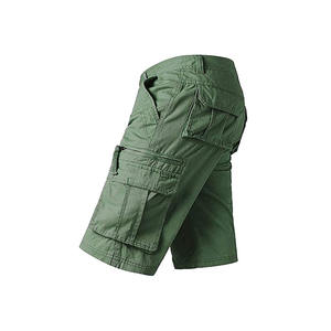 Short Cargo de Style Décontracté pour Homme 100% Coton Motif Solide Respirant Meilleur Matériau Personnalisable Logo Design Couleur Unie Non Tissé - Product Image 3