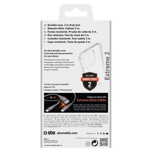 Coque IPHONE 15 Pro EXTREME 2 Transparente TEUNBKEX2IP1561P - Product Image 3