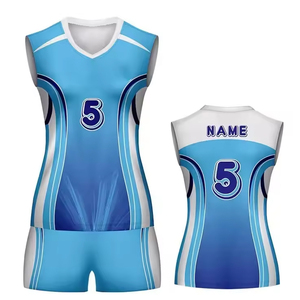 2024 Custom Logo Heat-Transfer Printed 100% Polyester <b>Volleyball</b> Jersey High Quality Unisex Sport <b>Set</b> in XXXS Size for Men - Product Image 4