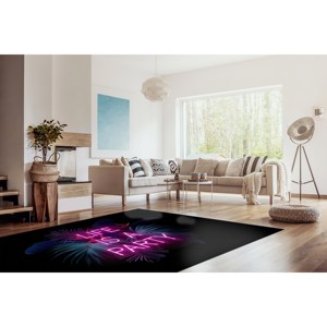 Tapis à motif tropical, tapis imprimé, tapis d'entrée, décoration de bureau, tapis doux non tissé - Product Image 2