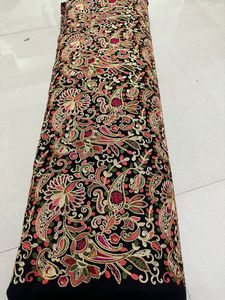 Fourniture d'usine en gros de tissu de travail Kashmiri lourd en fausse georgette pour la fabrication de costumes pour femmes de l'exportateur indien - Product Image 3