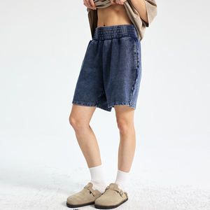 Shorts de Boxeo de Mezclilla Ligeros, Transpirables y Ecológicos para Verano, de Secado Rápido, con Estampados Personalizados, de Algodón Vintage, para Hombre y Mujer, Venta al Por Mayor - Product Image 5