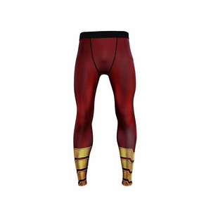 Pantalones de compresión al por mayor para BJJ, de algodón y fibra de bambú, con cintura elástica, transpirables, de secado rápido, para lucha MMA, para hombre, con estampado personalizado - Product Image 4