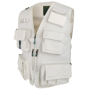 Chaleco de carga transpirable ligero multibolsillo informal para hombre para invierno logotipo personalizado ropa de caza al aire libre de alta calidad - Product Image 6