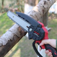 Scie à chaîne électrique sans fil 21V, fabricant chinois, pour la coupe du bois, mini scie à chaîne portable avec chaîne de scie tranchante