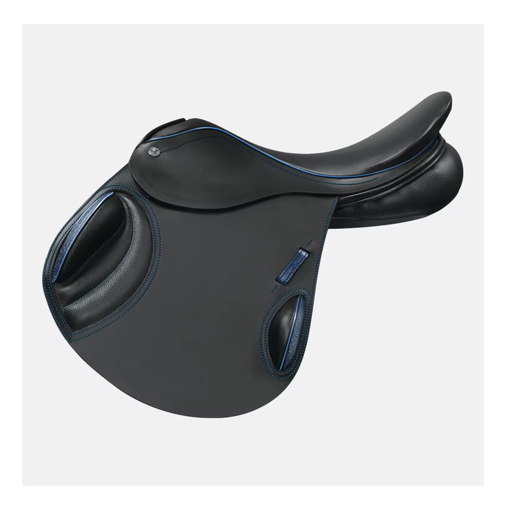 Selle Dressage Cuir Noir - Arbre Interchangeable/réglable - Long Flap - Neuf - Myhorse