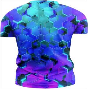 T-shirt homme pour le sport Hommes Polyester Sublimation ou Impression numérique Gym T Shirt Vente chaude Meilleure qualité 100% coton - Product Image 3