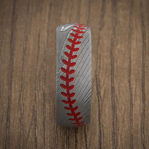 Luxury Damascus Steel Band Vintage Style <b>Mens</b> <b>Ring</b> <b>Black</b> And Silver Patterned Craftsmanship Factory Direct Sale - Product Image 3