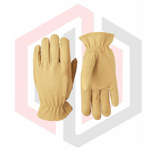 Guantes DE SEGURIDAD duraderos, suaves y flexibles de cuero de vaca, ajuste cómodo y destreza garantizada - Product Image 1