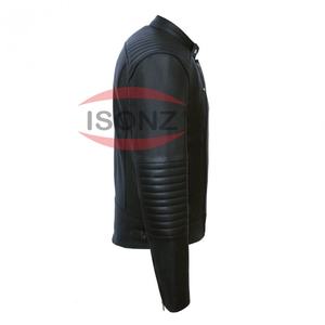 Chaqueta de Cuero Personalizada Estilo Motociclista, Cuero de Oveja - Product Image 4