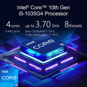 Nouvel ordinateur portable AMD Ryzen 9 de 14 pouces, Windows 10, SSD+HDD, ordinateur portable fin avec clavier rétroéclairé RVB, prise américaine, clavier anglais - Product Image 5