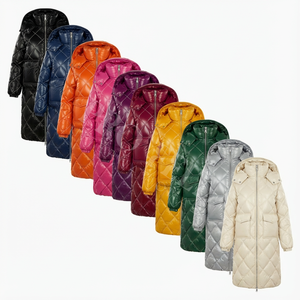 Custom Made Whole Sale Quilted Winter Puffer <b>Coats</b> Warm Padded Zipper Closure Front Pockets Casual Outerwear Short Puffer <b>Coats</b> - Product Image 1