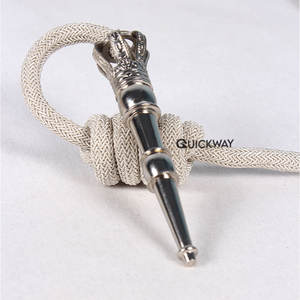 Uniforme ceremonial Oro Negro Aiguillette Uniforme de alta calidad Aiguillette con metal dorado Dos puntas - Product Image 6