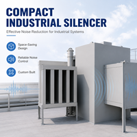 Silencieux d'air à persiennes sur mesure pour système de ventilation mécanique d'usine