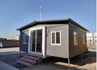 Maison conteneur préfabriquée en acier, type appartement traditionnel, 20x40 pieds, couleur personnalisée, assemblage rapide, garantie 5 ans, OEM ODM