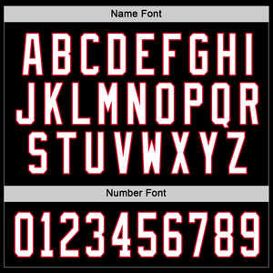 Uniforme de práctica de equipo de hockey sobre hielo para adultos con cuello en V rojo y negro auténtico bordado personalizado OEM - Product Image 3