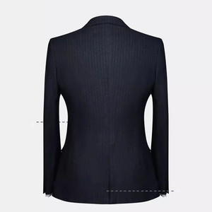 Ensemble manteau imperméable à double boutonnage pour hommes, avec pantalon d'affaires, design personnalisable, tissu polyester/coton respirant, nouveauté - Product Image 5