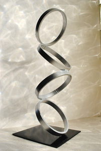 Abstract Metal Art Sculptures Modern <b>Decorative</b> Shapes for Home & Office Interiors - Product Image 5