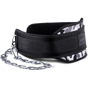 Ceinture de trempage en néoprène Camo robuste personnalisable ceintures de trempage d'entraînement réglables avec chaîne en acier extra longue - Product Image 1