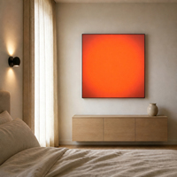 Lumière LED intelligente avec contrôle via l'application Tuya, effet lever/coucher de soleil, peinture artistique murale pour salon, intégration intelligente, compatible OEM