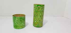 Portavelas Votivo de Metal Hecho a Mano, Linterna de Hierro Perforado para Velas de Té con Patrón Decorativo para Decoración del Hogar y Bodas - Product Image 4